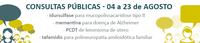 Abertas quatro novas consultas públicas