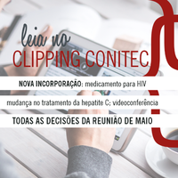 Publicado o Clipping Conitec de maio