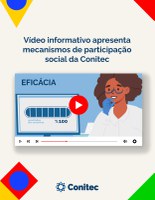 Vídeo informativo apresenta mecanismos de participação social da Conitec