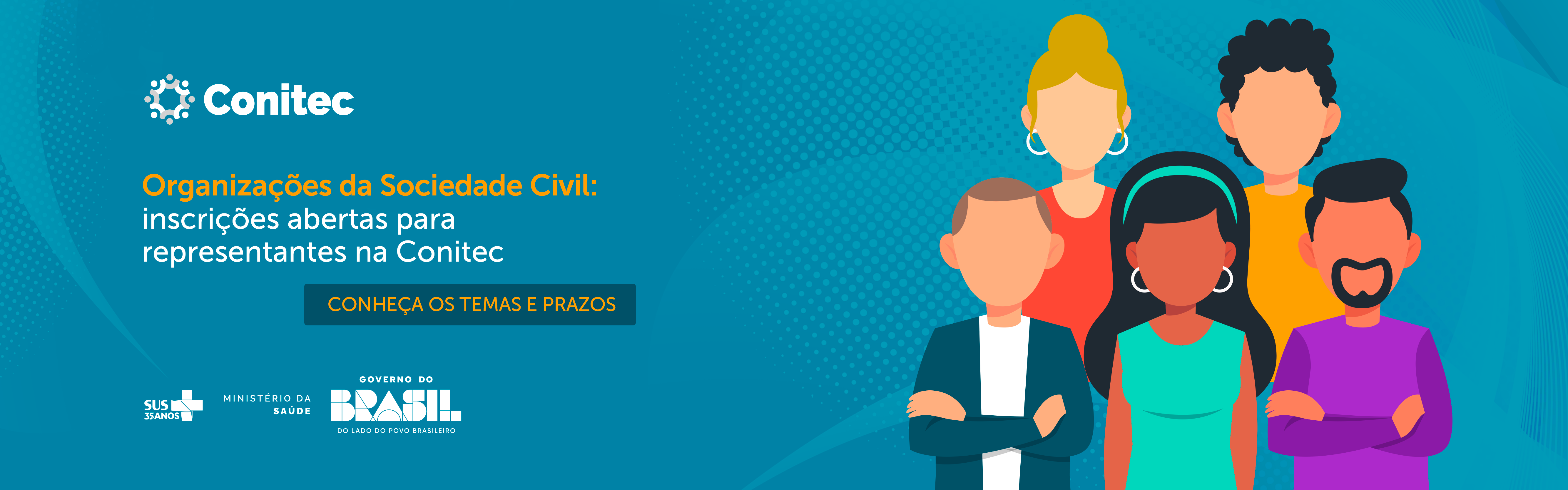 38 temas estão com inscrições abertas para representantes de OSC participarem dos Comitês da Conitec. Prazo para inscrições vai até 17 de dezembro.