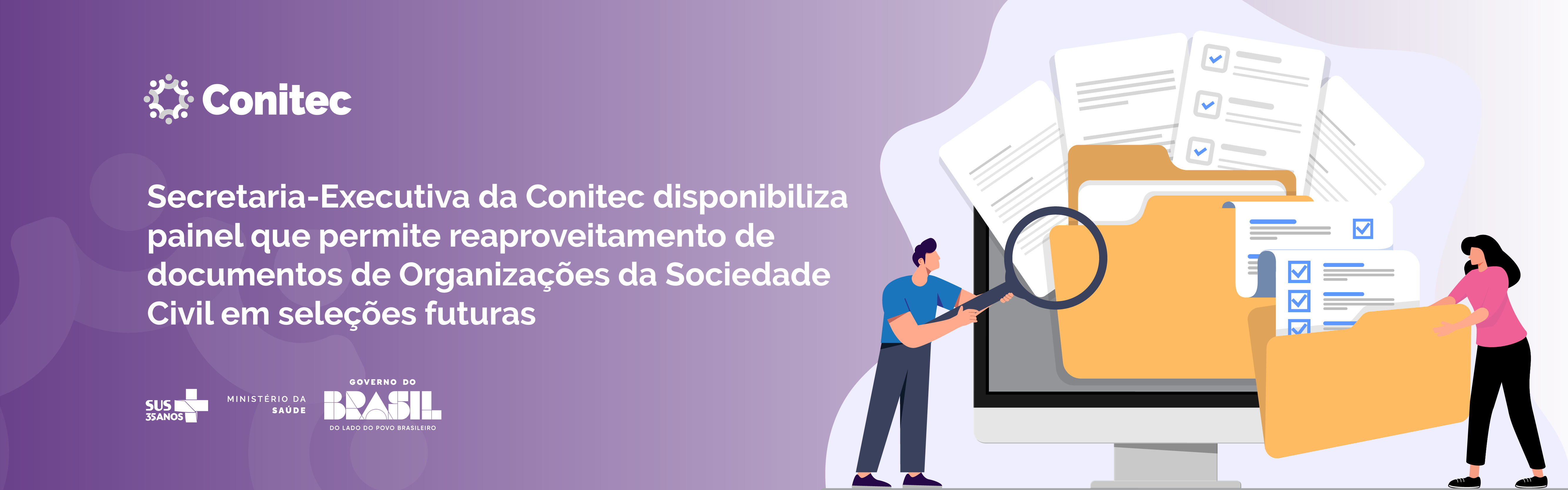 Ferramenta reúne documentos de OSCs já selecionadas e busca dar mais agilidade e eficiência ao processo de inscrição para participação na cadeira rotativa da Comissão
