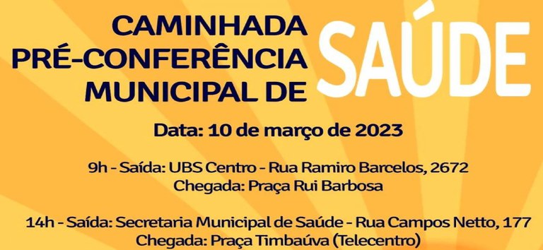 Montenegro-RS terá ações que antecedem a Conferência Municipal de Saúde