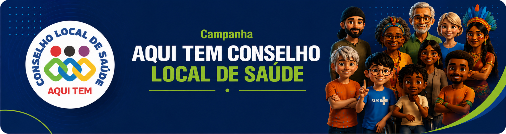 Banner Conselhos Locais de Saúde