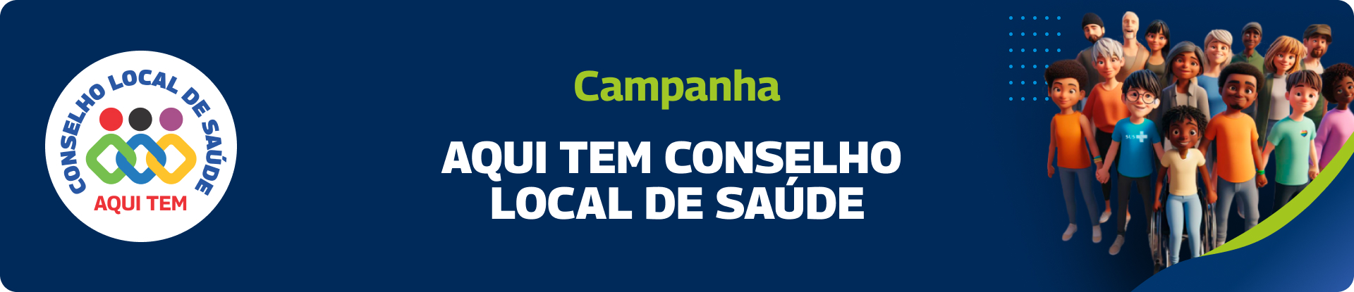 Banner Conselhos Locais de Saúde