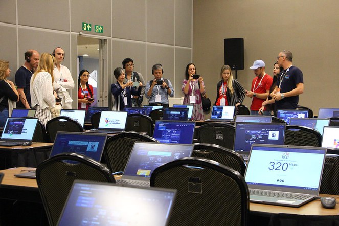 Delegação internacional