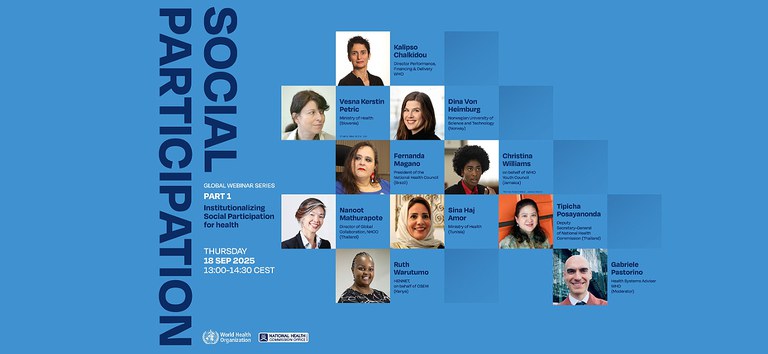 Webinário Participação Social/Arte: OMS