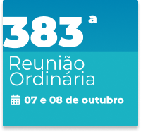 383ª Reunião Ordinária 07 e 08 de outubro