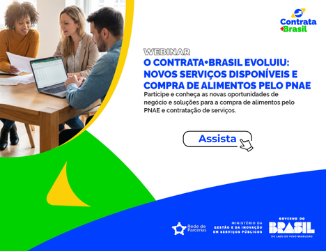 clique e assista o webinar novos serviços disponíveis e compra de alimentos pelo pnae