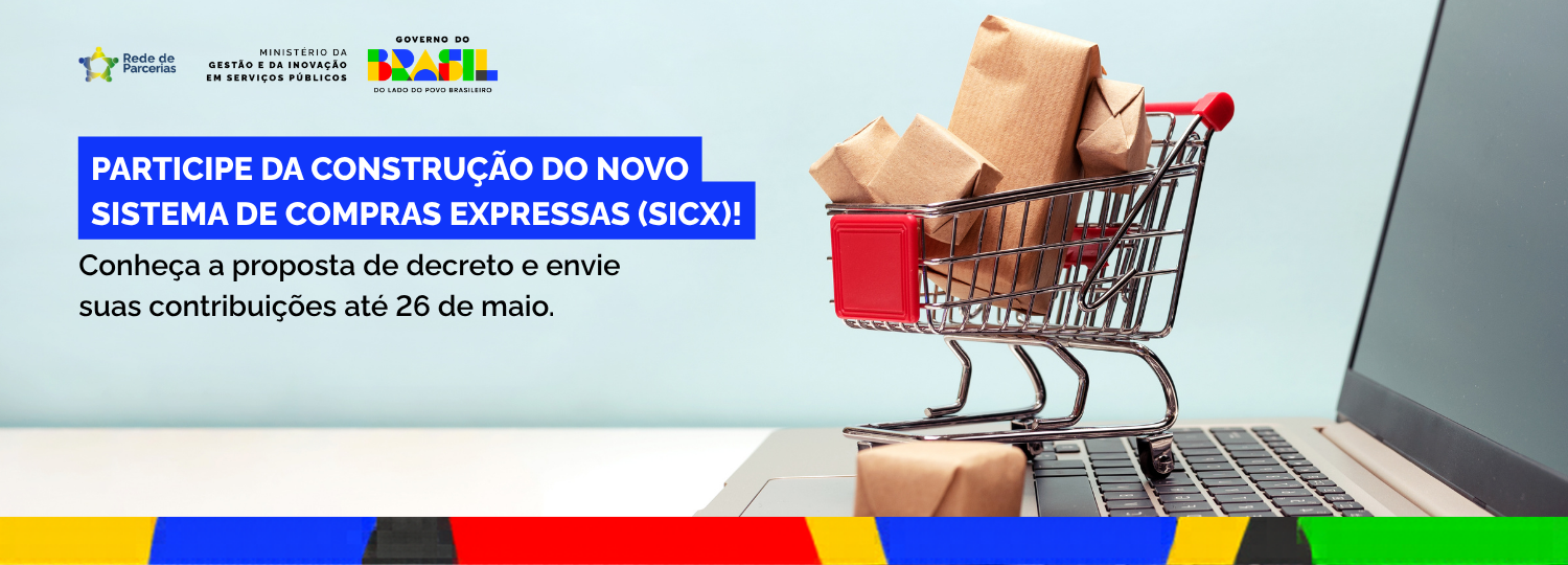 imagem de um notebook com um carrinho de compras cheio de caixas