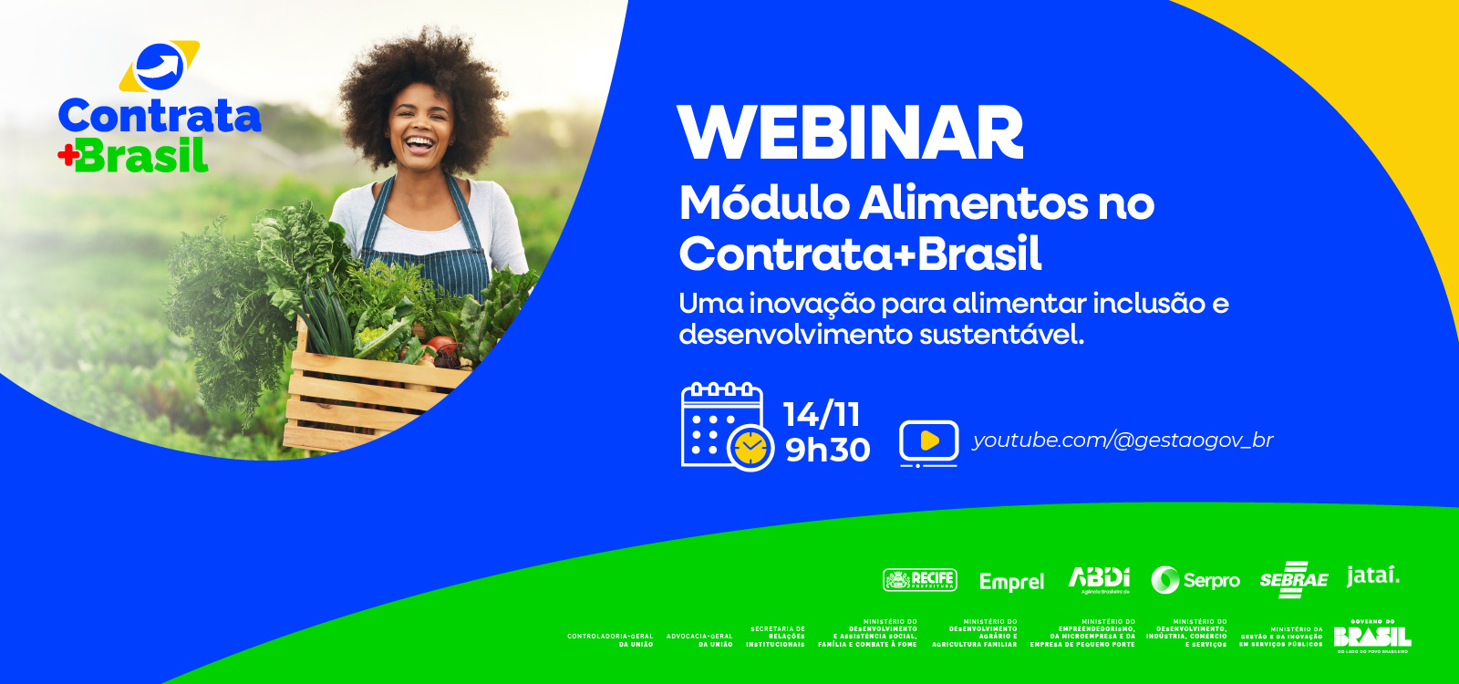 Módulo Alimentos no Contrata+Brasil