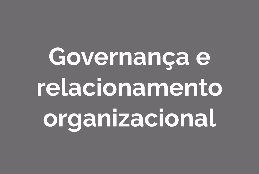 Governança e relacionamento organizacional