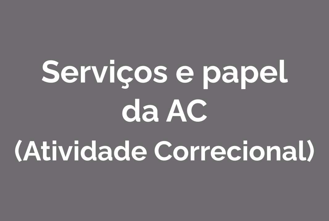 Serviços e papel da AC