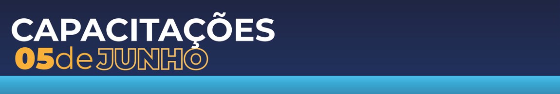 Banner Capacitações 5 de junho
