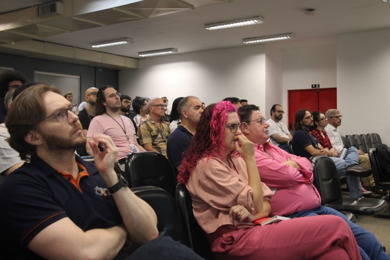A plateia do 9 Encontro de Tecnologia e Inovação.