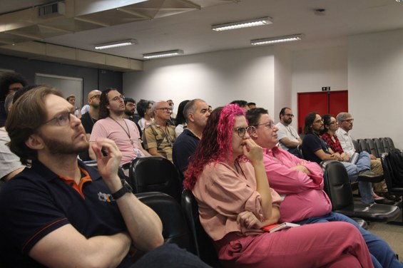 A plateia do 9 Encontro de Tecnologia e Inovação.