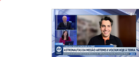 Artemis II: pesquisador do CTI Renato Archer fala da missão espacial em entrevistas para a imprensa