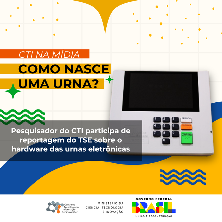 CTI na mídia: urnas eletrônicas