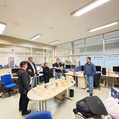 Visita a Divisão de Tecnologias 3D.