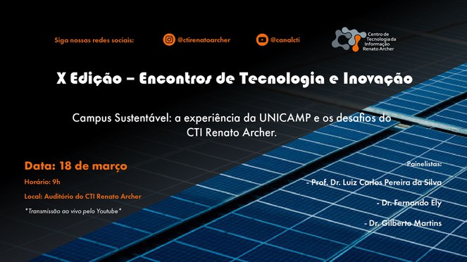 Arte para o X Encontro de Tecnologia e Inovação