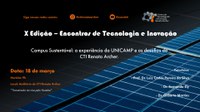 Gestão energética sustentável é tema do Encontro de Tecnologia e Inovação de março