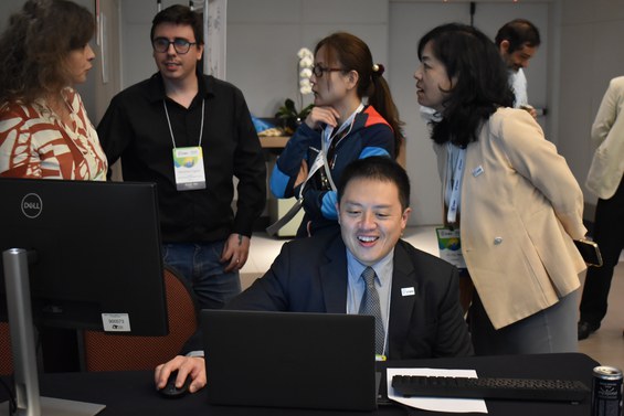 Oficina ministrada pela equipe da DIMEC sobre ferramentas IA aplicadas ao gerenciamento de resíduos.