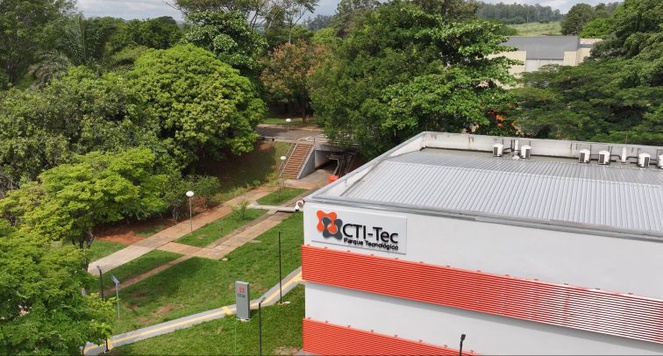 Prédio do CTI-Tec, situado no campus do CTI Renato Archer, em Campinas.