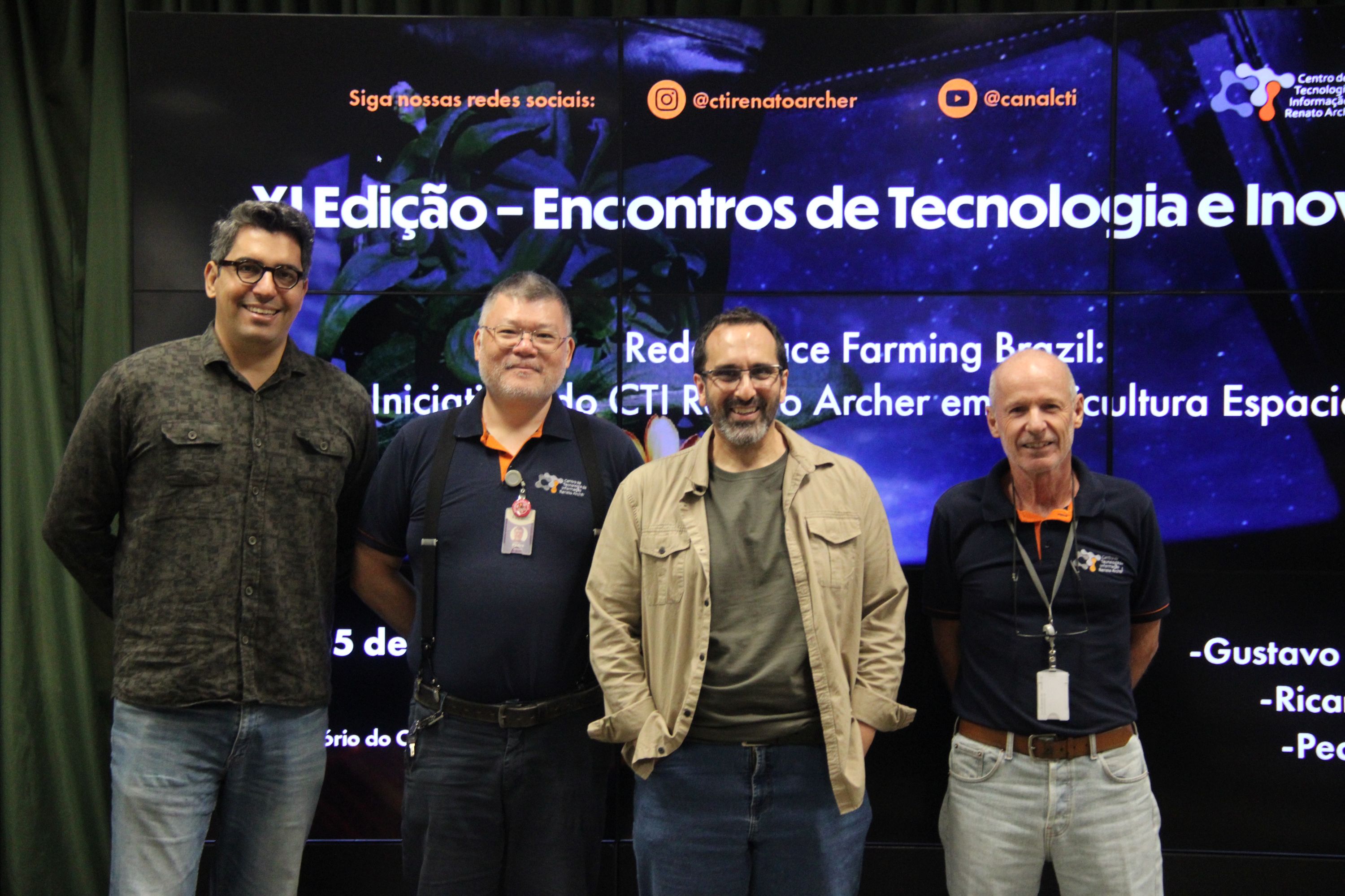 Encontro de Tecnologia e Inovação de abril reúne pesquisas que buscam levar a agricultura para o espaço