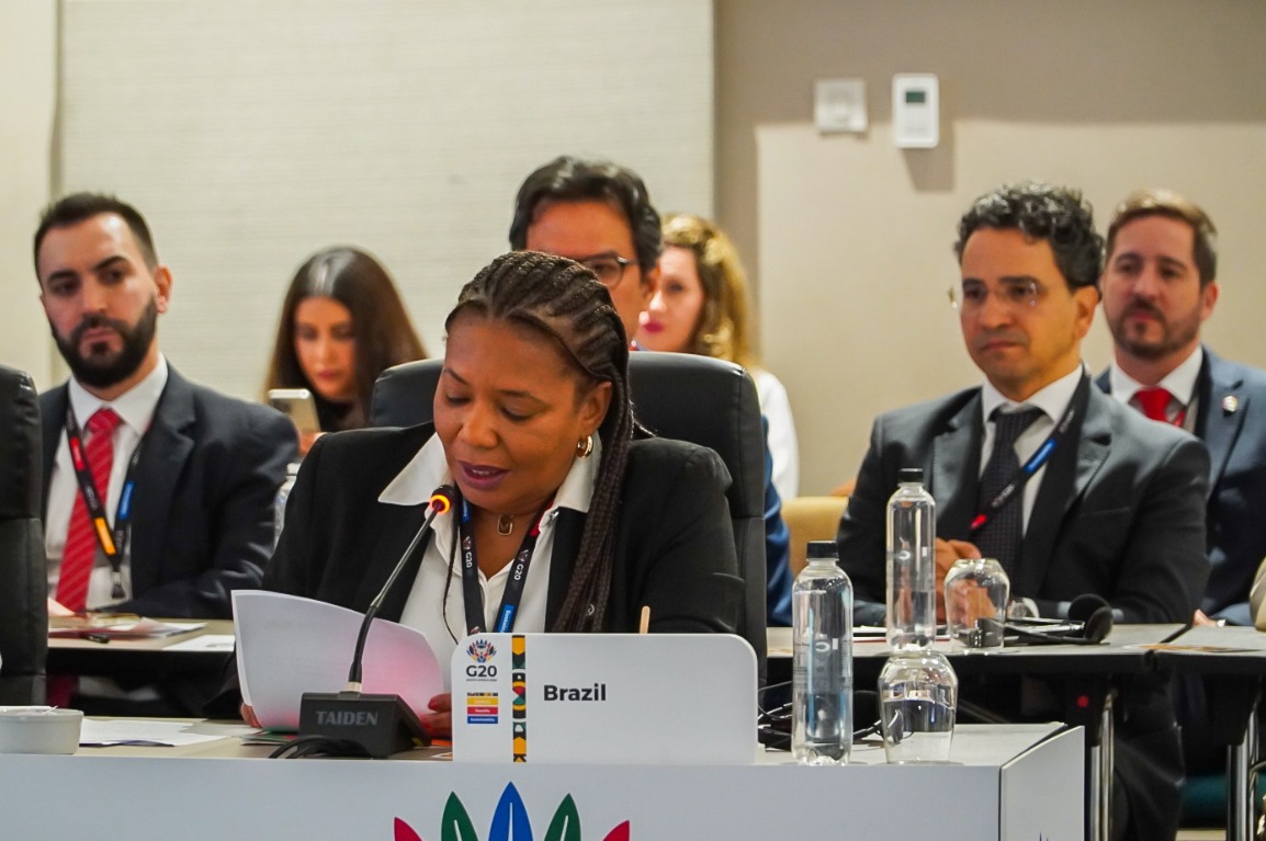“Temos que defender a centralidade da cultura na agenda multilateral”, afirma Margareth Menezes em reunião ministerial do G20