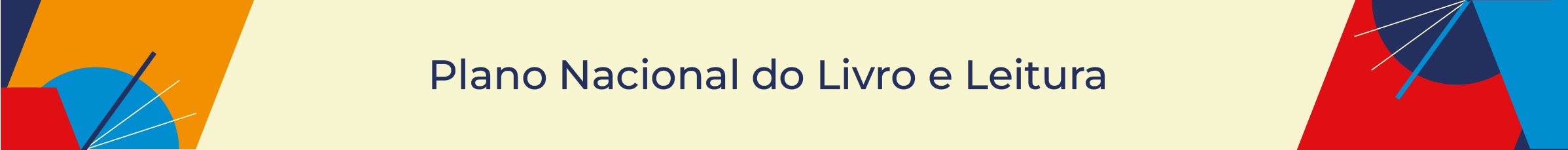 PLANO NACIONAL DO LIVRO E LEITURA
