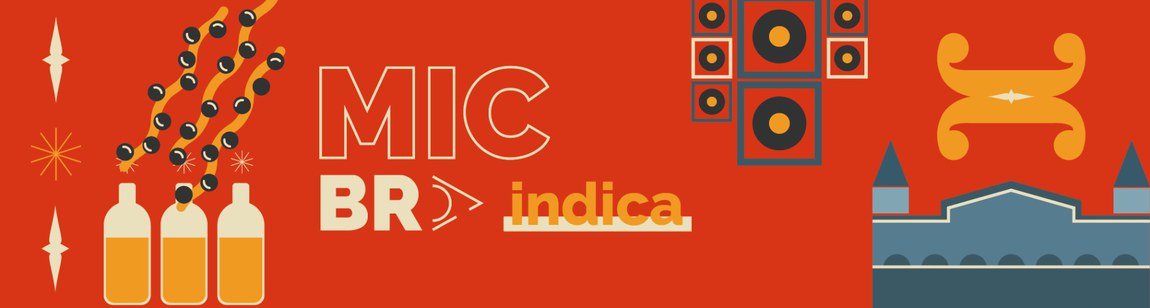 botão mic br indica