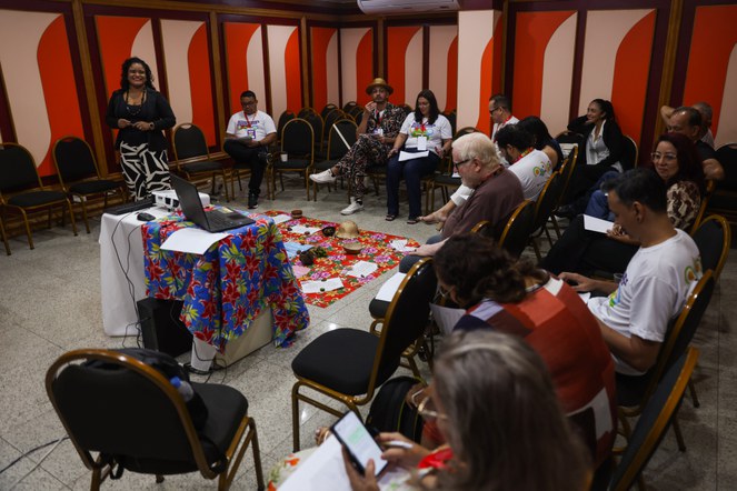 Agentes territoriais de cultura da região Norte participam de oficinas de formação. Foto: Pierre Azevedo