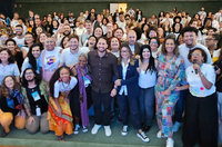 “Vocês são a realização de um sonho do presidente Lula”, afirmou Janja para agentes territoriais de cultura