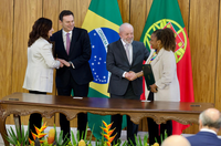 Ministras da Cultura do Brasil e de Portugal assinam memorandos de entendimento