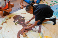 Após participar de evento sobre cultura infância e natureza, crianças fazem carta em defesa do planeta