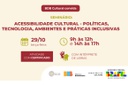 Biblioteca Demonstrativa realiza Seminário online Acessibilidade Cultural: Políticas, Tecnologia, Ambientes e Práticas Inclusivas