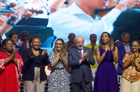 Com Lula, ministra da Cultura participa da abertura da 5ª Conferência Nacional de Promoção da Igualdade Racial