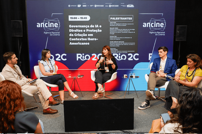 Debate no Rio2C discute impactos da inteligência artificial sobre direitos autorais e diversidade cultural