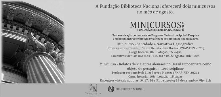 Dois Minicursos serão ofertados pela Fundação Biblioteca Nacional.jpeg