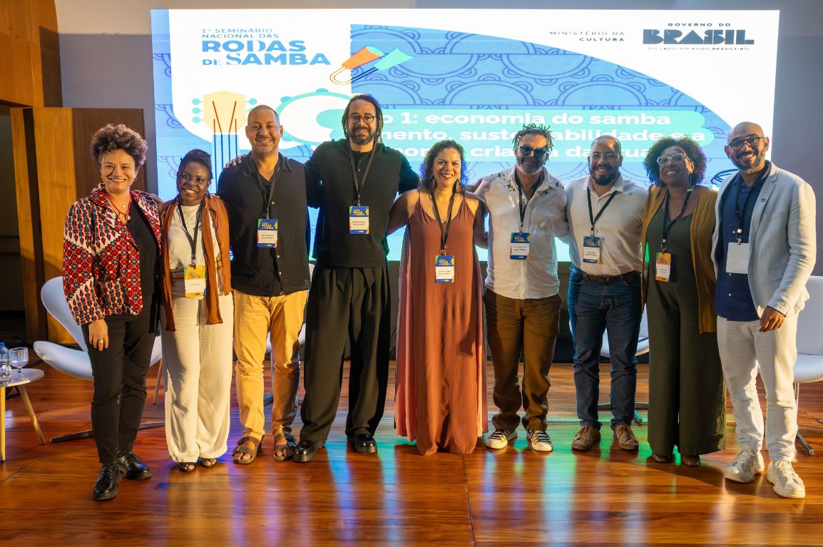 Economia do Samba é tema de debate no 1º dia do Seminário Nacional das Rodas de
Samba