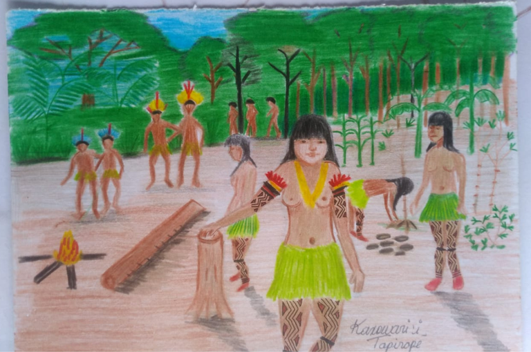 Desenho: Kaxowaari Tapirapé