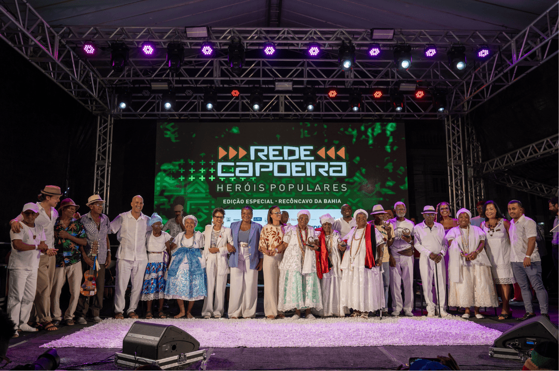 Com presença de Margareth Menezes, evento celebrou mestres e mestras da cultura popular com entrega do Troféu Sankofa e programação voltada à transmissão de saberes ancestrais