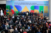 Margareth Menezes participa da posse dos ministros da Saúde e da Secretaria de Relações Institucionais