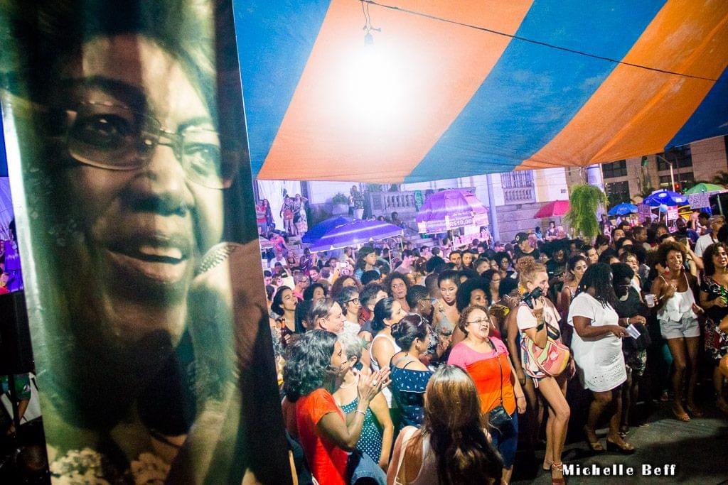 Atividade do Movimento das Mulheres Sambistas.Foto: Michelle Beff