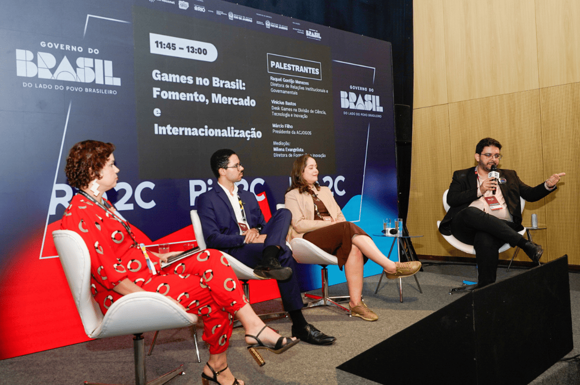 Durante o painel Games on Brasil, debatedores avaliam os impactos do Marco Legal, a transversalidade do setor e a construção de planos estruturados de longo prazo