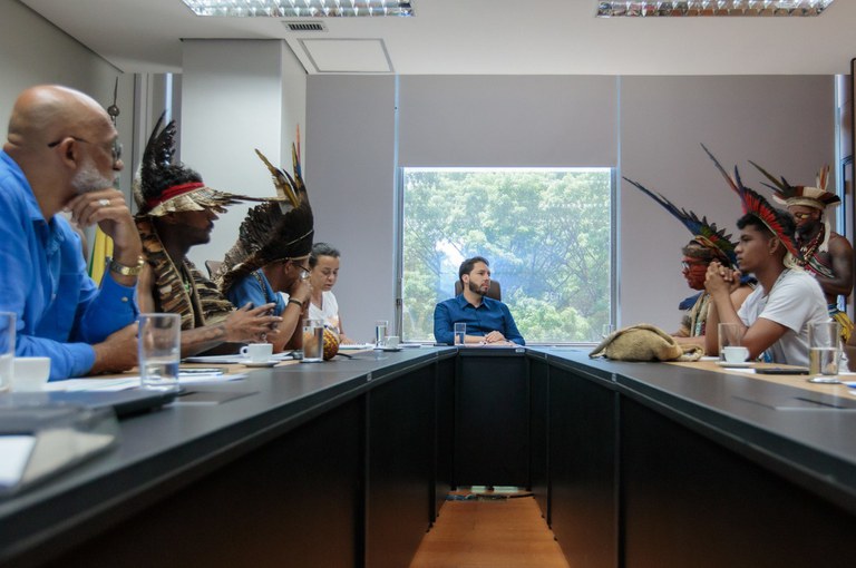 MinC recebe representantes Pataxós e Tupinambás para discutir políticas culturais voltadas aos povos originários