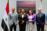 Ministra da Cultura visita o Grande Museu Egípcio e avança em cooperação entre Brasil e Egito