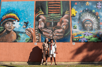 Murais celebram cultura Kaingang em Gramado com investimento do Ministério da Cultura no Rio Grande do Sul