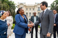 No Egito, ministra da Cultura participa de reuniões bilaterais com autoridades locais