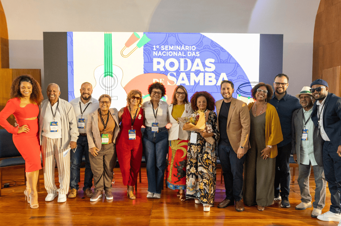 Rio de Janeiro sedia 1º Seminário Nacional das Rodas de Samba com foco em
políticas públicas e direitos para os trabalhadores da cultura