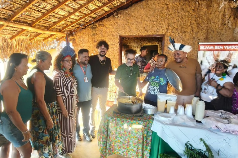 Secretário do MinC visita comunidade indígena no Cariri e reforça compromisso com formação cultural de povos tradicionais